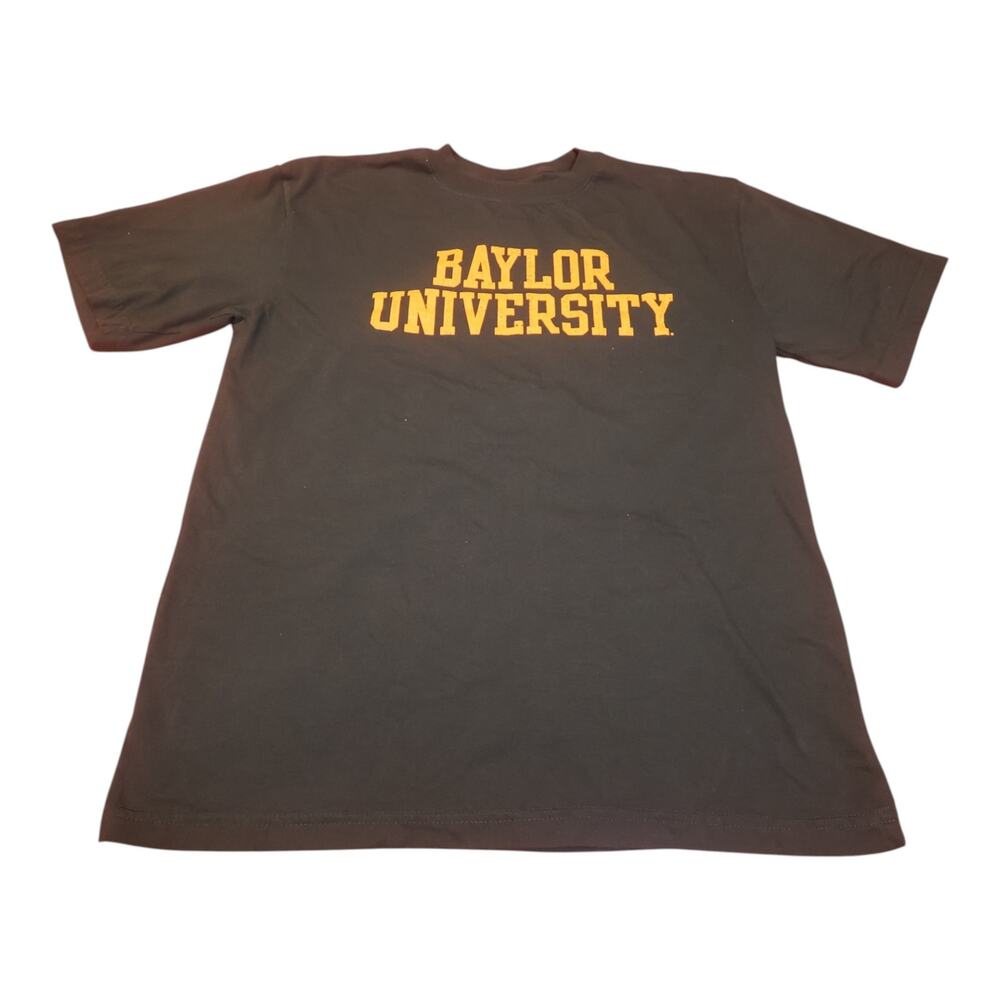 Baylor University T Shirt Mens L Green Double Sided Bear Logo College Tee - Picture 5 of 10
